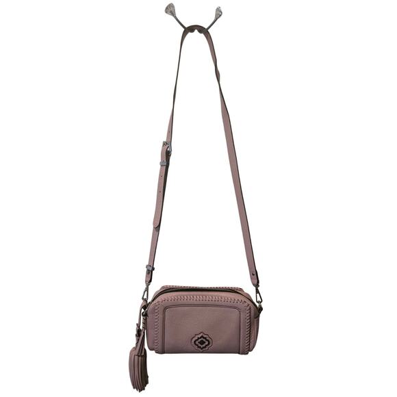 OrYany 100% Light Pink Tassle Crossbody Women's Purse - Picture 1 of 9